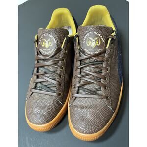 PUMA Mens David T Howard high School 1948-1976 Leather Shoes Sneakers Size 9‎